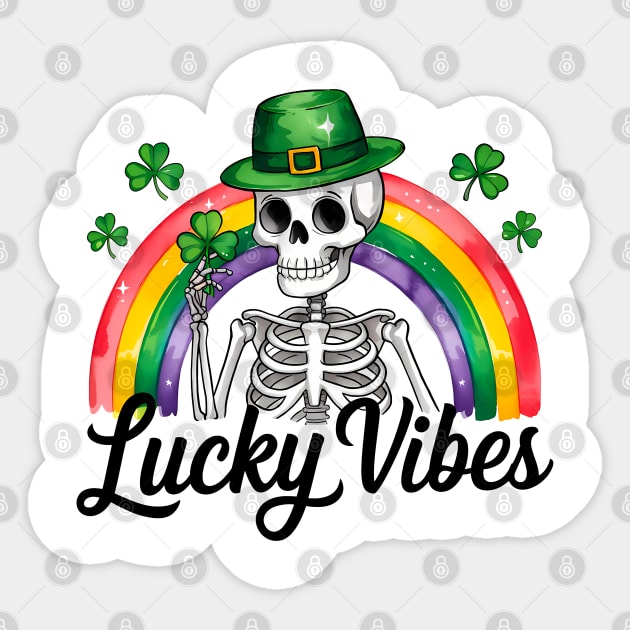 Lucky Vibes: Celebrate St. Patrick’s Day in Style Sticker by Steve